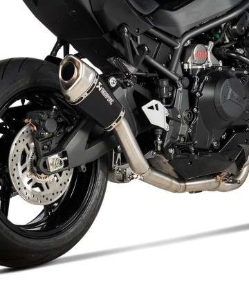 Zwarte Akrapovič-uitlaat voor Kawasaki Z 1000 H2 (20-26) S-K10SO29ASZTBL