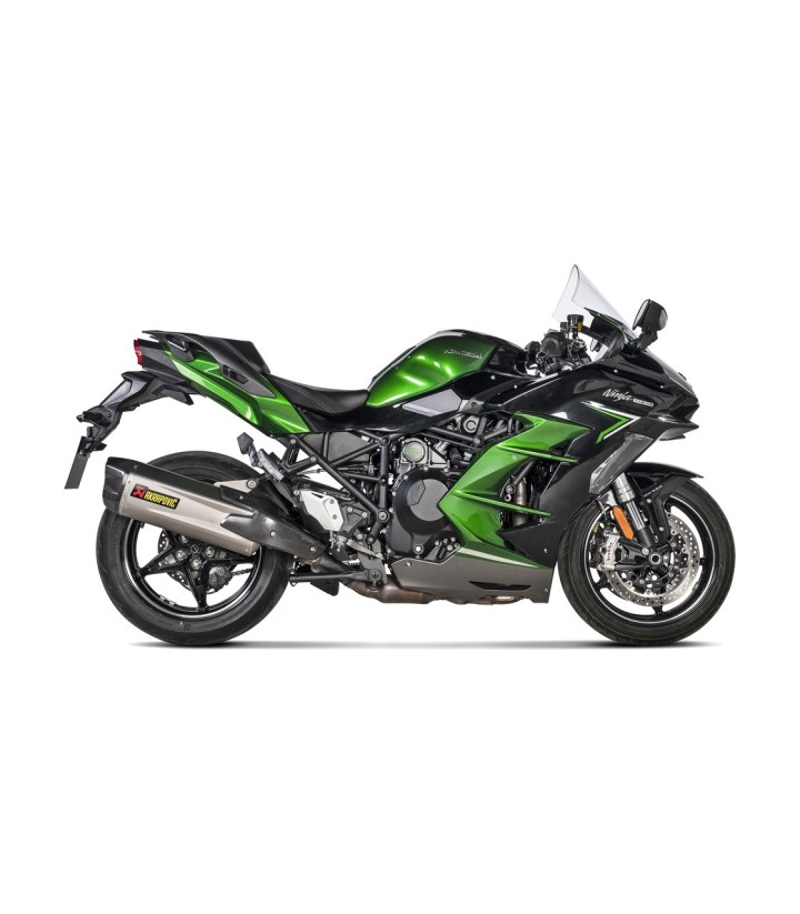 Échappement Akrapovič en titane pour Kawasaki Ninja H2 SX (21-26) S-K10SO30-HGIT