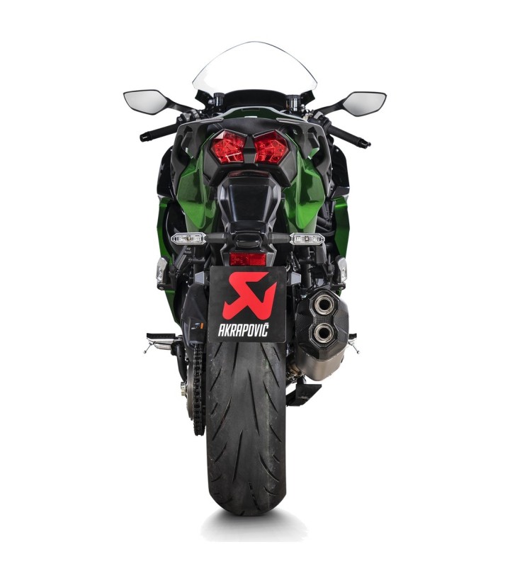 Escape Akrapovič em titânio para Kawasaki Ninja H2 SX (21-26) S-K10SO30-HGIT