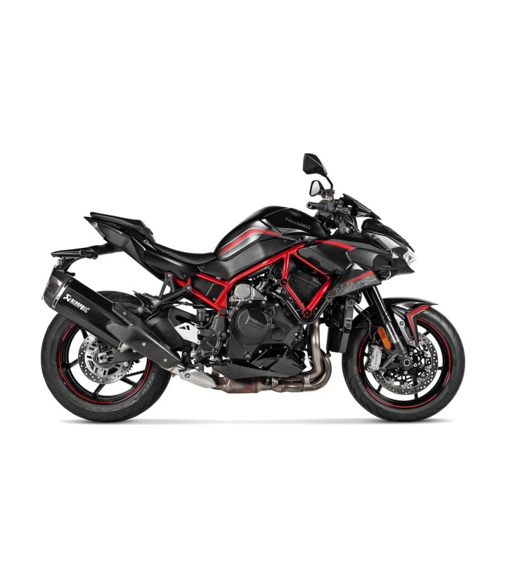 Escape Akrapovič em preto para Kawasaki Z 1000 H2 (20-24) S-K10SO31HGITBL