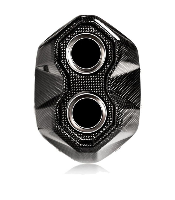 Scarico Akrapovič nero per Kawasaki Z 1000 H2 (20-24) S-K10SO31HGITBL