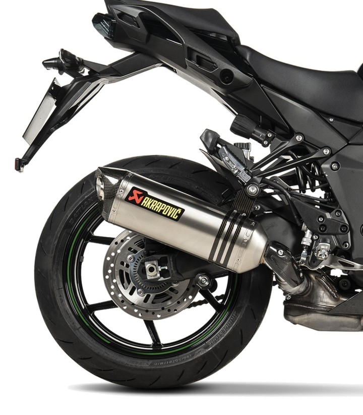 Scarico Akrapovič in titanio per Kawasaki Ninja 1000 SX (20-24), 1100 SX (25-26) S-K10SO32-HRT