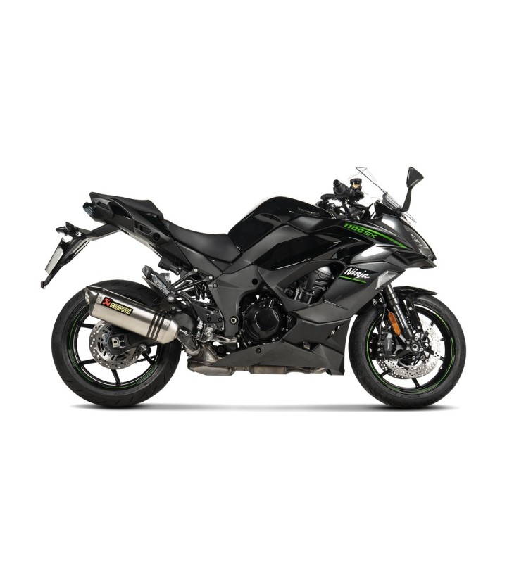 Escape Akrapovič em titânio para Kawasaki Ninja 1000 SX (20-24), 1100 SX (25-26) S-K10SO32-HRT