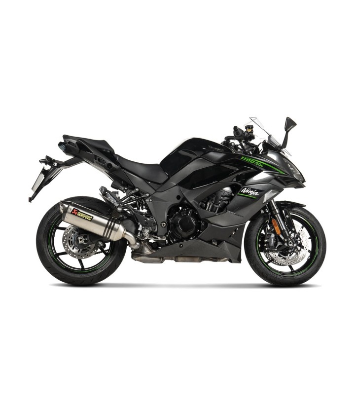 Akrapovič Exhaust in Titanium for Kawasaki Ninja 1000 SX (20-24), 1100 SX (25-26) S-K10SO32-HRT