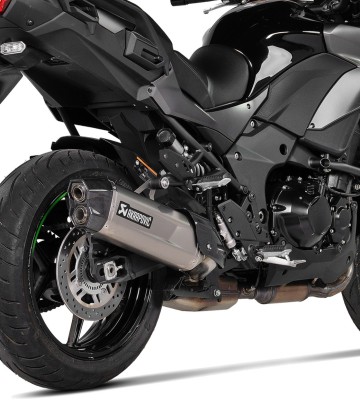 Échappement Akrapovič en titane pour Kawasaki KLZ 1100 Versys (25-26) S-K11SO1-HGJT