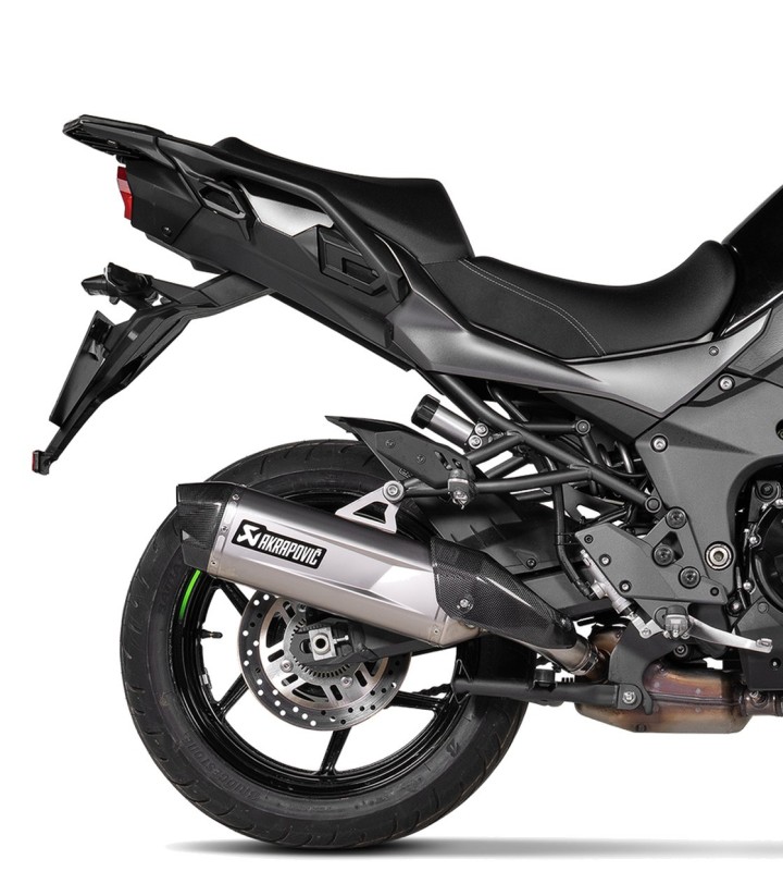 Échappement Akrapovič en titane pour Kawasaki KLZ 1100 Versys (25-26) S-K11SO1-HGJT