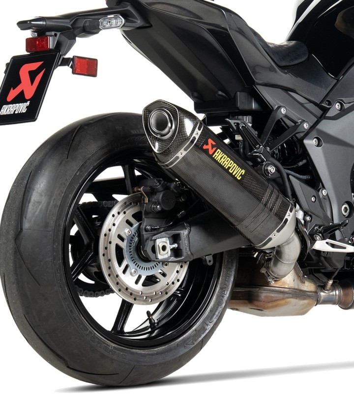 Akrapovič-uitlaat van carbon voor Kawasaki Z 1100 (25-26) S-K11SO2-HRC