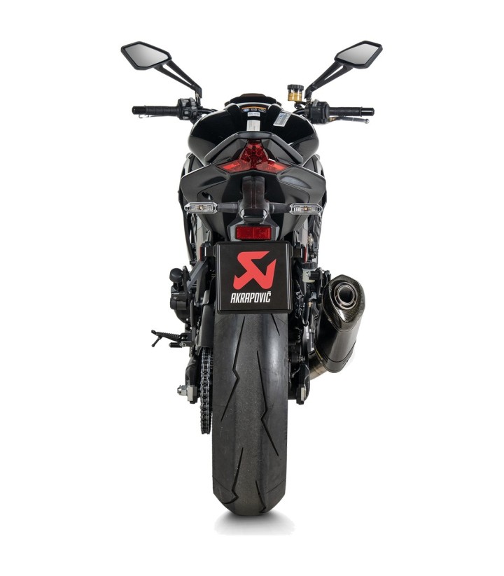 Escape Akrapovič em carbono para Kawasaki Z 1100 (25-26) S-K11SO2-HRC