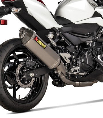 Akrapovič-Auspuff aus Titan für Kawasaki Ninja 400 (18-24), Z 400 (19-24) S-K4SO7-HRT