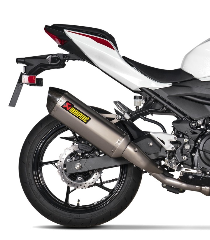 Escape Akrapovič em titânio para Kawasaki Ninja 400 (18-24), Z 400 (19-24) S-K4SO7-HRT