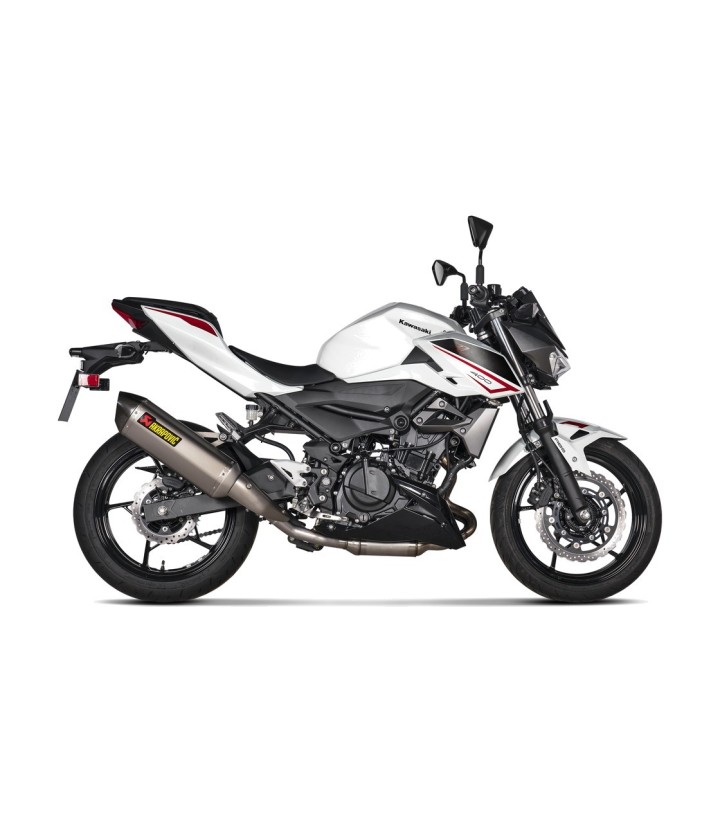 Akrapovič-uitlaat van titanium voor Kawasaki Ninja 400 (18-24), Z 400 (19-24) S-K4SO7-HRT