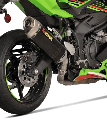 Scarico Akrapovič in carbonio per Kawasaki ZX 4 R (23-26) S-K4SO8-HRC