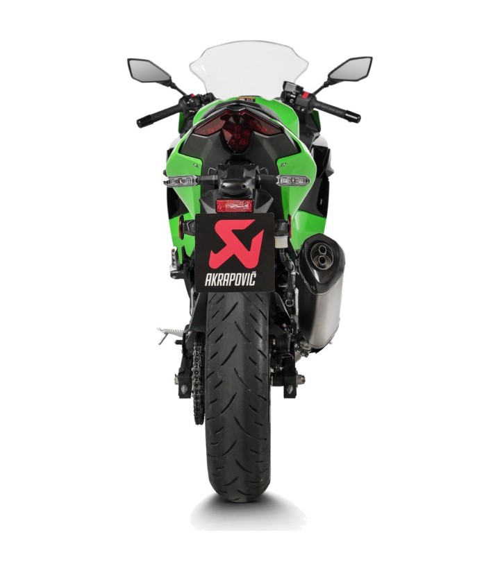Akrapovič-Auspuff aus Titan für Kawasaki Ninja 500 (24-26), Z 500 (24-26) S-K5SO1-HRT
