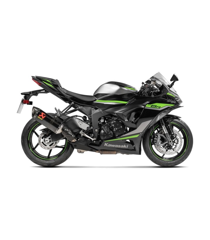Escape Akrapovič en Carbono para Kawasaki ZX 6 R (09-26) S-K6SO7-HZC/3