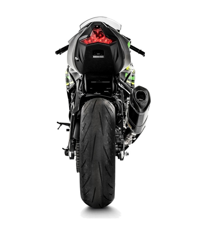 Akrapovič-uitlaat van carbon voor Kawasaki ZX 6 R (09-26) S-K6SO7-ZC