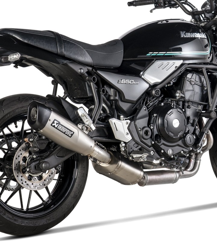 Akrapovič Exhaust in Titanium for Kawasaki Z 650 RS (22-24) S-K6SO8-HCQT