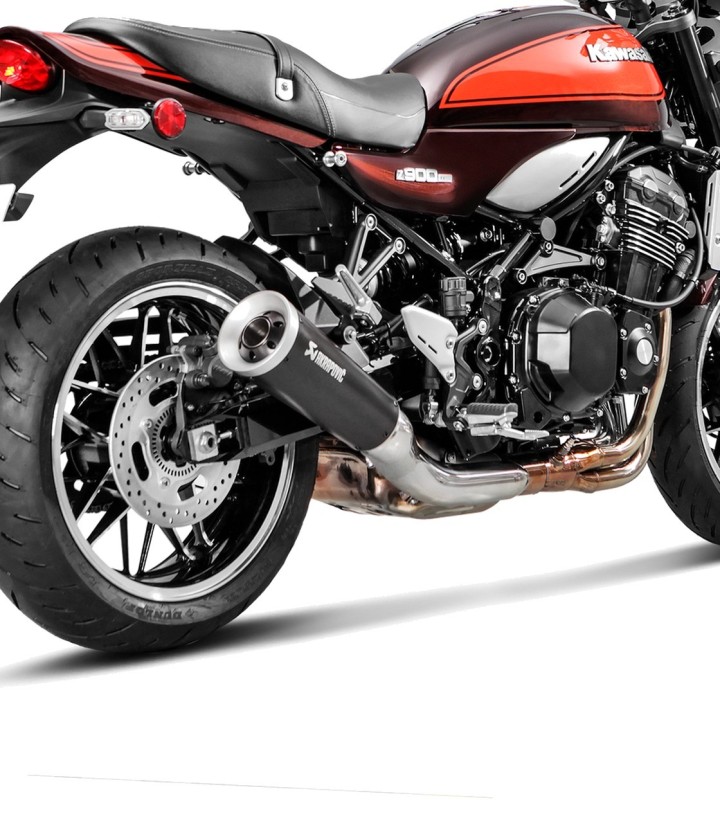 Akrapovič Exhaust in Black for Kawasaki Z 900 RS (18-25) S-K9SO5-HBAVTBL