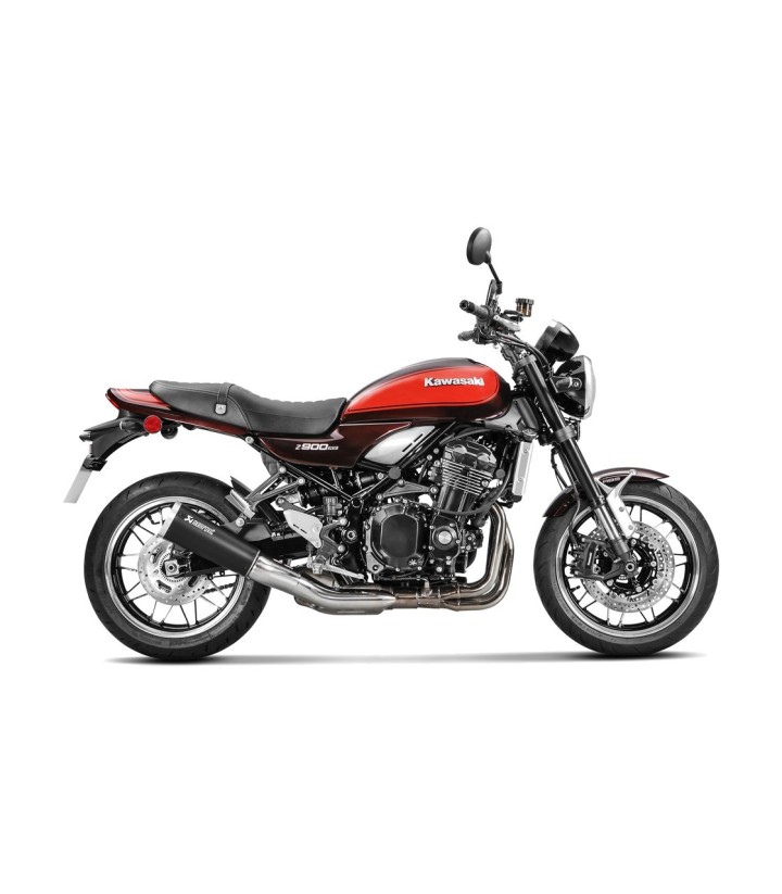 Akrapovič-Auspuff in Schwarz für Kawasaki Z 900 RS (18-25) S-K9SO5-HBAVTBL