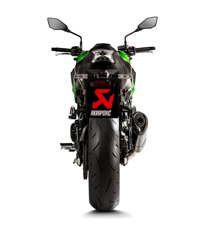 Échappement Akrapovič en carbone pour Kawasaki Z 900 (20-24) S-K9SO6-HZC