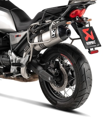 Escape Akrapovič en Titanio para Moto Guzzi V 85 (19-24) S-MG8SO2-HFTT