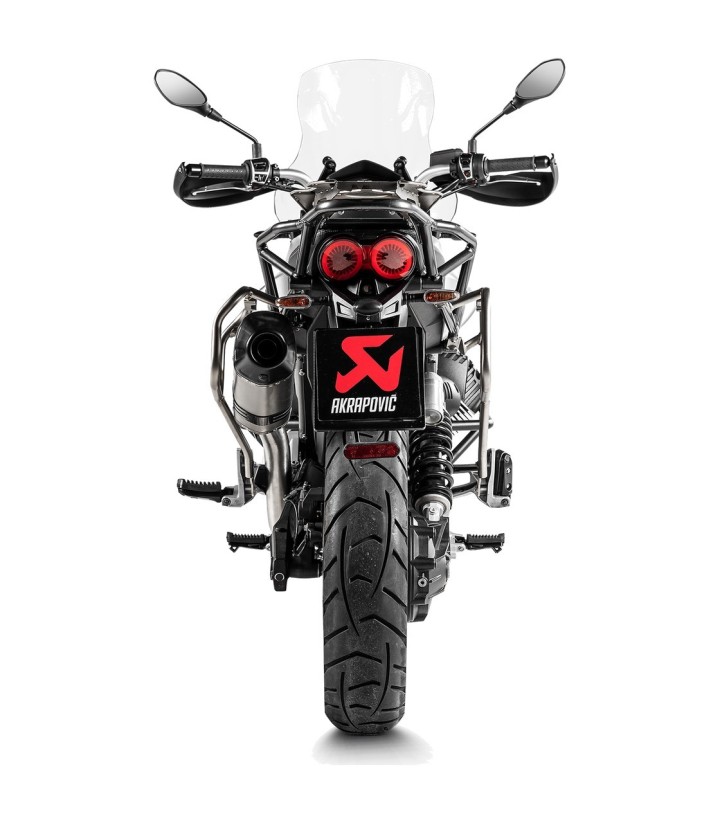 Akrapovič-Auspuff aus Titan für Moto Guzzi V 85 (19-24) S-MG8SO2-HFTT