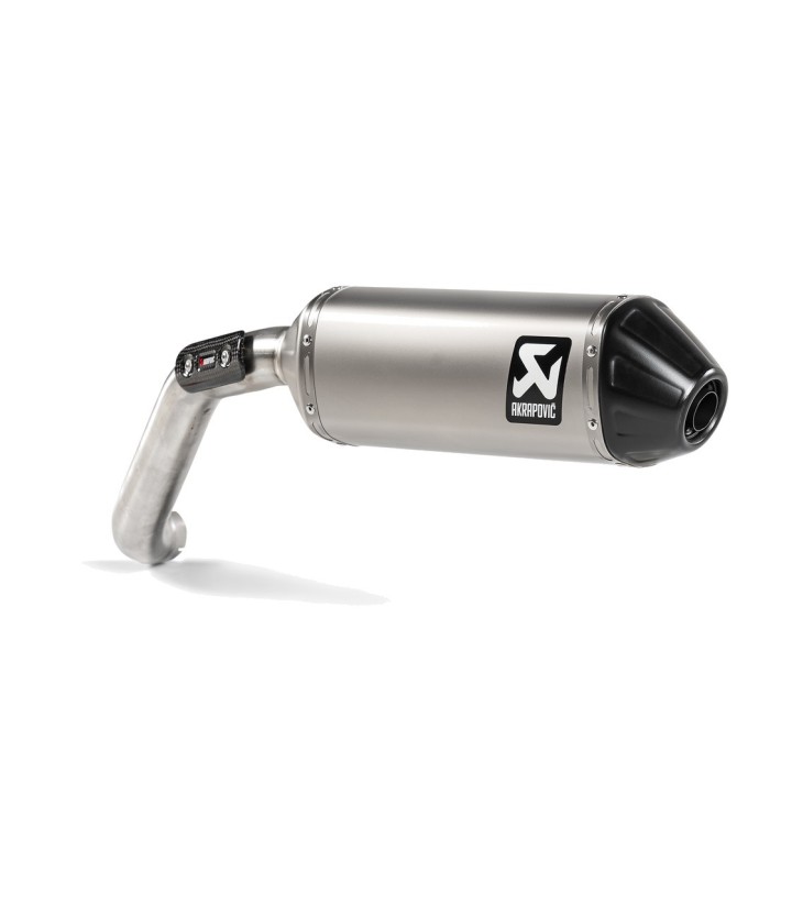 Scarico Akrapovič in titanio per Moto Guzzi V 85 (19-24) S-MG8SO2-HFTT