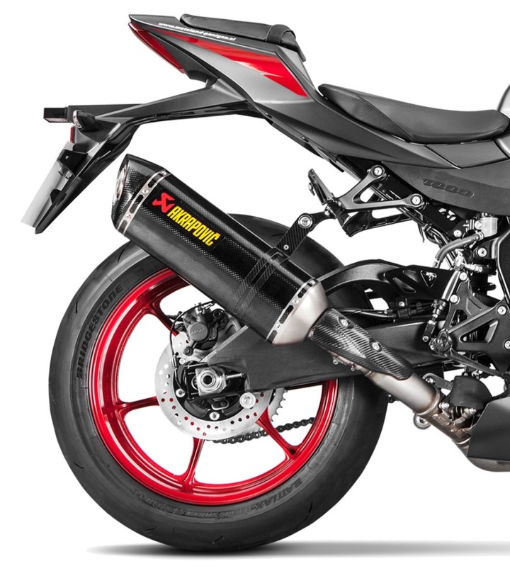 Escape Akrapovič em carbono para Suzuki GSX-R 1000 (17-25) S-S10SO12-HRC