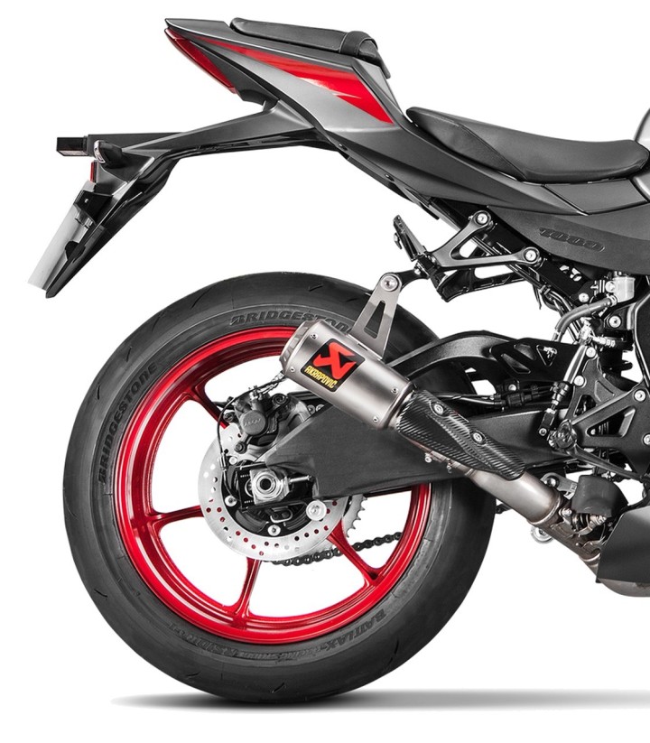 Akrapovič-Auspuff aus Titan für Suzuki GSX-R 1000 (17-25) S-S10SO13-CUBT
