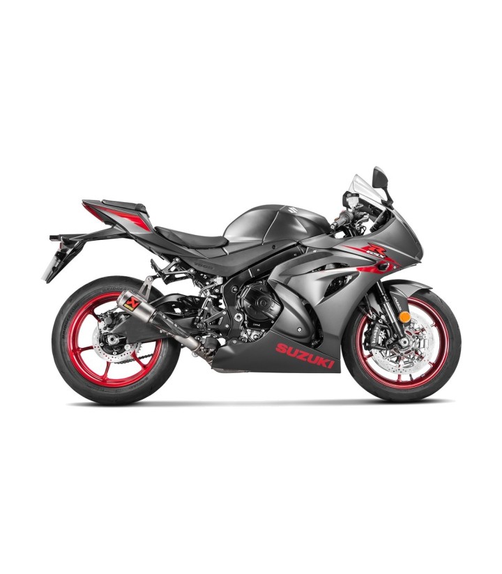 Escape Akrapovič em titânio para Suzuki GSX-R 1000 (17-25) S-S10SO13-CUBT