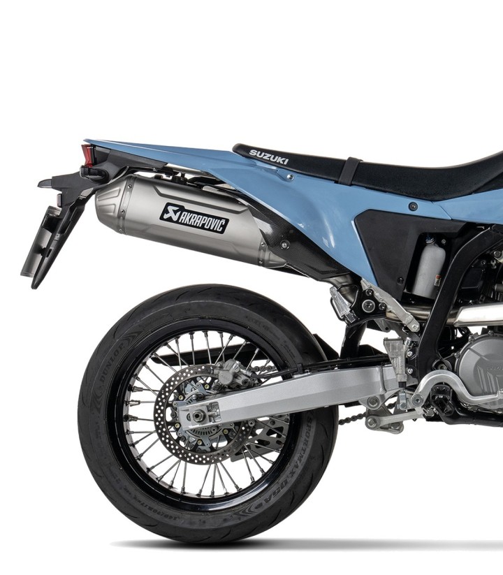Akrapovič Exhaust in Titanium for Suzuki DR-Z4 (25-26) S-S4SO9-HFTT