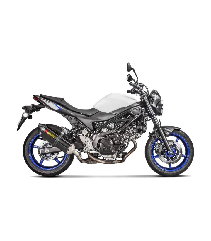 Scarico Akrapovič in carbonio per Suzuki SV 650 (80-26), SV-7GX (26) S-S6SO10-HRC