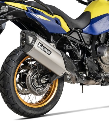 Akrapovič-Auspuff aus Titan für Suzuki DL 800 V Strom (22-26) S-S8SO1-HAFT
