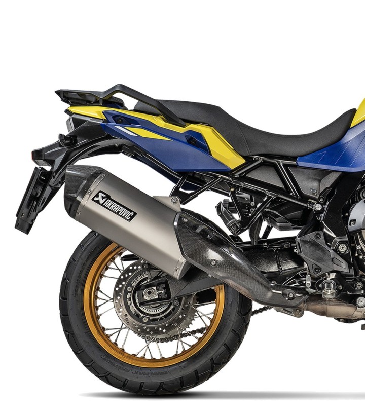 Scarico Akrapovič in titanio per Suzuki DL 800 V Strom (22-26) S-S8SO1-HAFT