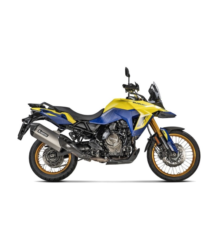 Akrapovič-Auspuff aus Titan für Suzuki DL 800 V Strom (22-26) S-S8SO1-HAFT