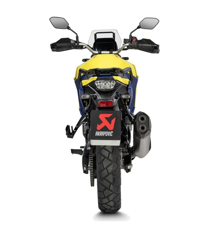 Escape Akrapovič em titânio para Suzuki DL 800 V Strom (22-26) S-S8SO1-HAFT