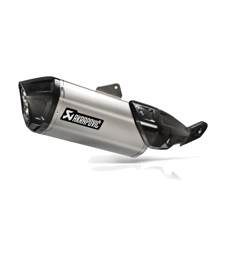 Scarico Akrapovič in titanio per Suzuki DL 800 V Strom (22-26) S-S8SO1-HAFT