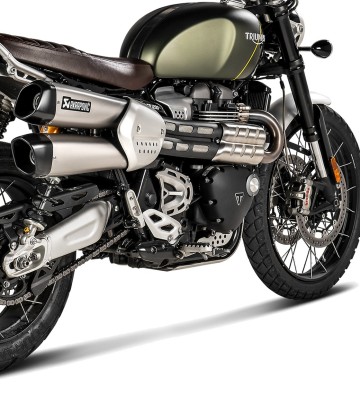Escape Akrapovič em titânio para Triumph Scrambler 1200 (19-20) S-T12SO3-HCQT