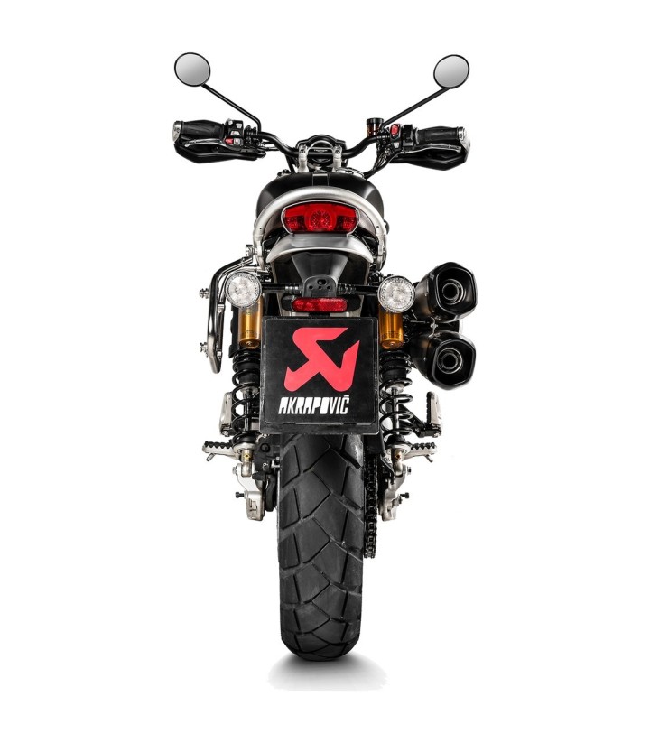 Échappement Akrapovič en titane pour Triumph Scrambler 1200 (19-20) S-T12SO3-HCQT