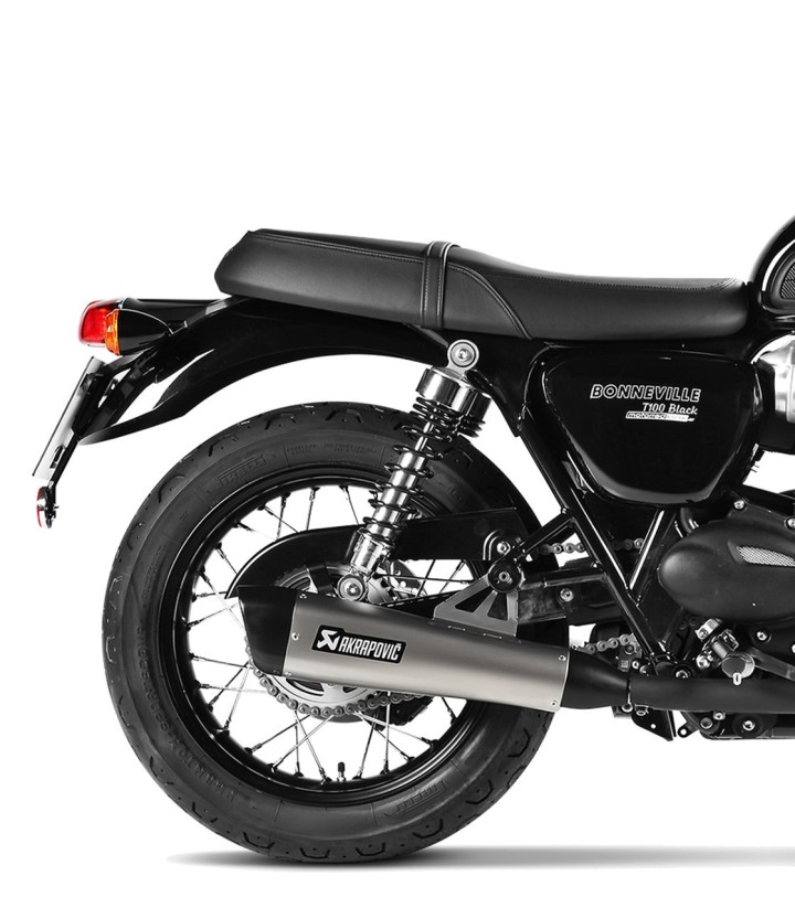 Akrapovič-Auspuff aus Titan für Triumph Bonneville 1200 T120 (16-20), Bonneville 865/900 T100 (17-20) S-T12SO4-HCQT