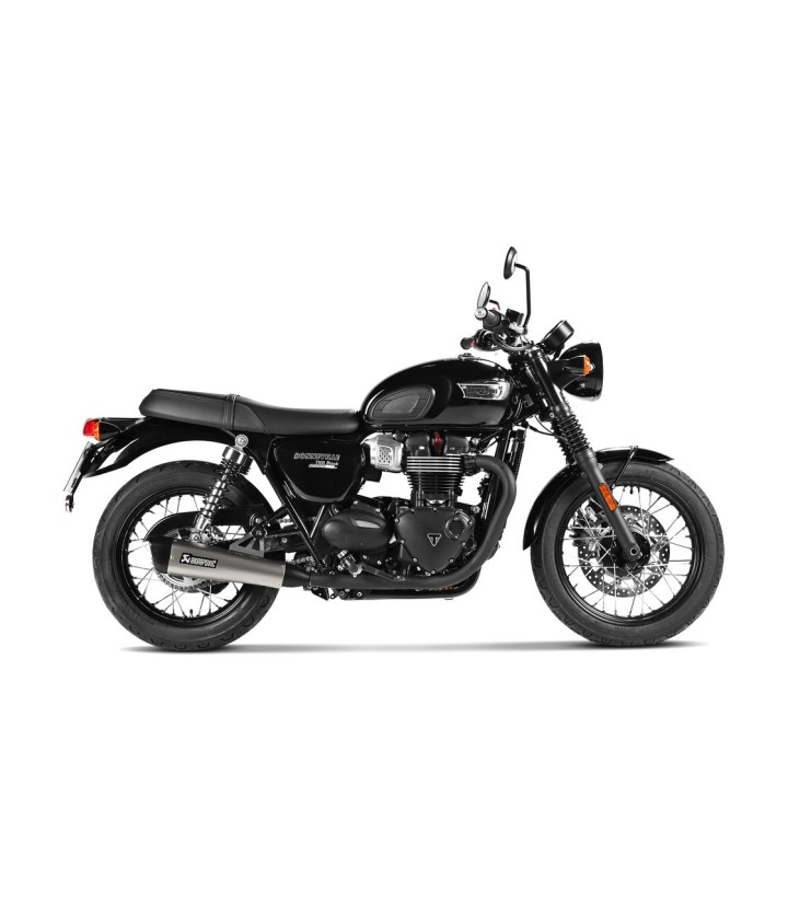 Akrapovič-uitlaat van titanium voor Triumph Bonneville 1200 T120 (16-20), Bonneville 865/900 T100 (17-20) S-T12SO4-HCQT