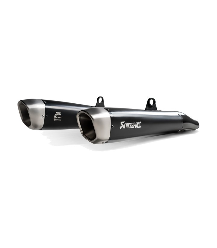 Échappement Akrapovič noir pour Triumph Street Twin 900 (16-20) S-T9SO2-HCQTBL