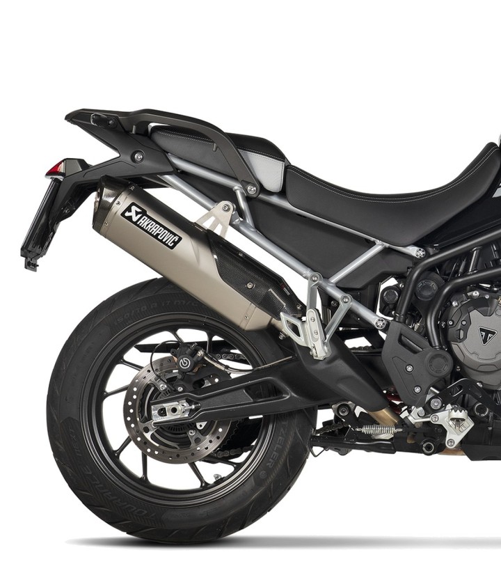 Scarico Akrapovič in titanio per Triumph Tiger 850 (20-24), Tiger 900 (20-24) S-T9SO3-HRT