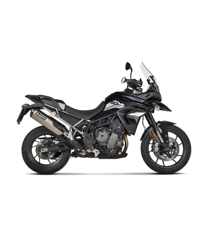 Akrapovič Exhaust in Titanium for Triumph Tiger 850 (20-24), Tiger 900 (20-24) S-T9SO3-HRT