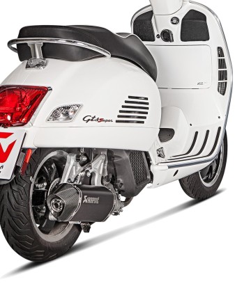 Akrapovič Exhaust in Black for Vespa GTS 125 (21-24) S-VE125SO2-HZBL