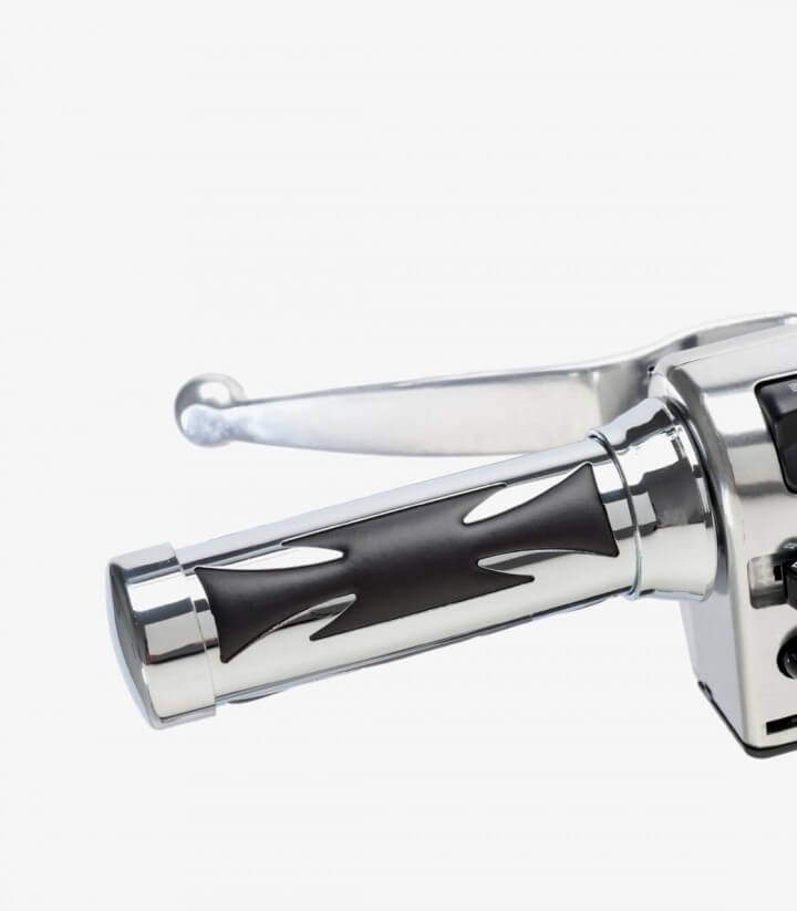 Cruz de Malta custom motorcycle grips by Customacces PO0011J