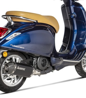 Akrapovič Exhaust in Black for Vespa Primavera 125/150, Sprint 125/150 (21-22) S-VE125SO3-HZBL