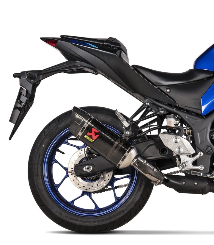 Escape Akrapovič en Carbono para Yamaha MT 03 320 (22-26), YZF R3 (22-26) S-Y3SO5-HAPC