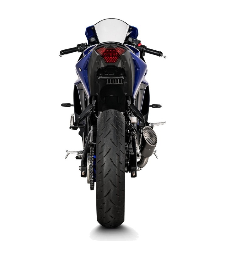 Escape Akrapovič em titânio para Yamaha MT 03 320 (16-26), YZF R25 (14-21), YZF R3 (15-26) S-Y3SO6-IVOSS