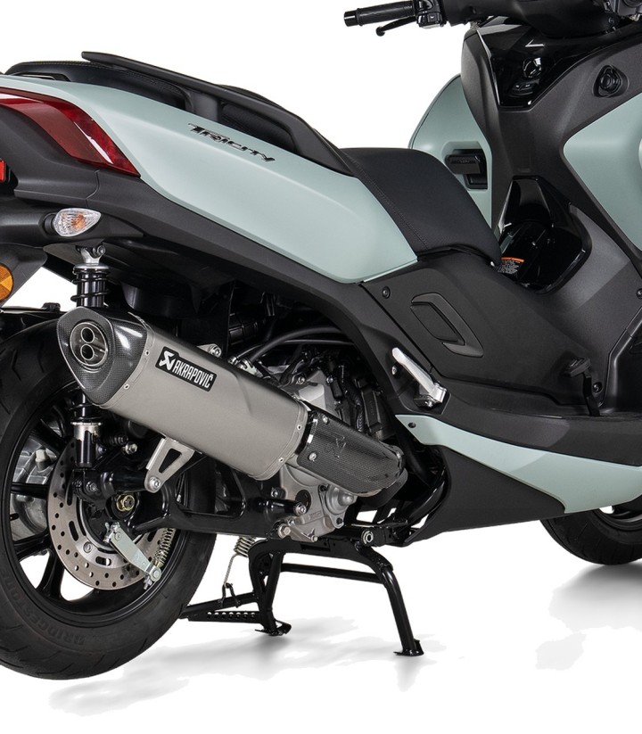 Escape Akrapovič en Acero para Yamaha Tricity 300 (25-26), X MAX 300 (25-26) S-Y3SO8-HRSS