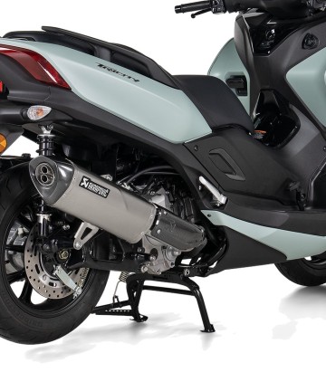 Échappement Akrapovič en acier pour Yamaha Tricity 300 (25-26), X MAX 300 (25-26) S-Y3SO8-HRSS